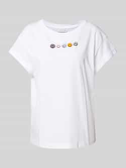 Rich & Royal T-shirt met strass-steentjes