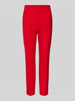 Christian Berg Woman Selection Slim fit stoffen broek met knoop- haakjes- en ritssluiting