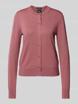 Boss Gebreide cardigan van scheerwol met knoopsluiting model 'Fadenasi'