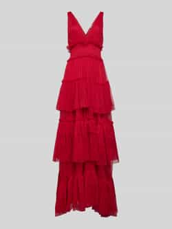 Lace & Beads Avondjurk met V-hals