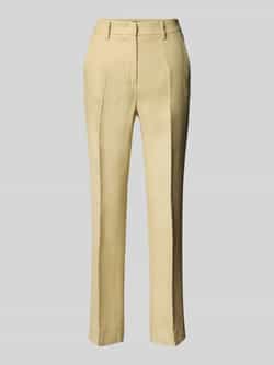 Weekend Max Mara Regular fit stoffen broek met persplooien model 'AGAPE'