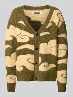 WOODBIRD Gebreid jack met V-hals