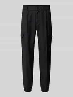 Armani Exchange Tapered fit cargobroek met elastische band model 'PANTALONI'
