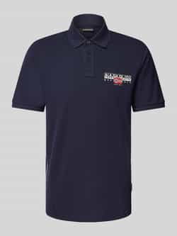 Napapijri Slim fit poloshirt met labelprint model 'AYLMER'
