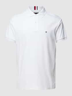 Tommy Hilfiger Regular fit poloshirt met labelstitching