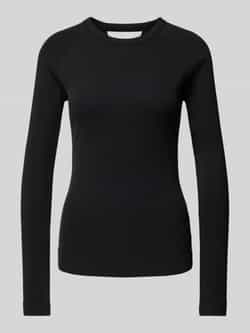 G-Star RAW T-shirt Slim Rib Keyhole met cut-out achter