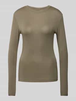 Vila Shirt met lange mouwen en ronde hals model 'ALEXIA'