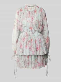 Lace & Beads Cocktailjurk met opstaande kraag