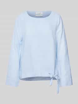 Christian Berg Woman Regular fit linnen blouse met ronde hals