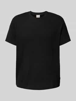 CK Calvin Klein T-shirt met geribde ronde hals