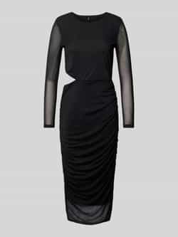 Only Nauwsluitende maxi-jurk van mesh model 'PARIS'
