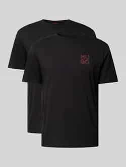 Hugo Boss Stijlvolle 2-in-1 T-shirt Black Heren