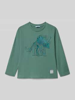 Mayoral Shirt met lange mouwen en labeldetail