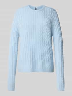 Pieces Regular fit gebreide pullover van viscosemix model 'FIA'