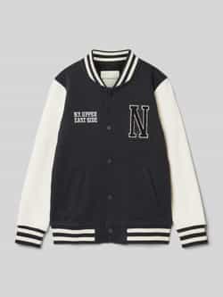 Tom Tailor Regular fit collegejack van puur katoen