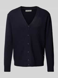 Casual friday Slim fit gebreid jack met knoopsluiting model 'Karl'