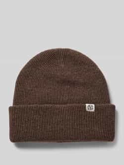 MSCH Copenhagen Beanie van wol met labelpatch