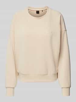 Boss Orange Sweatshirt met labelstitching model 'Eslita'