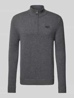 Superdry Gebreide trui ESSENTIAL EMB KNIT HALF ZIP