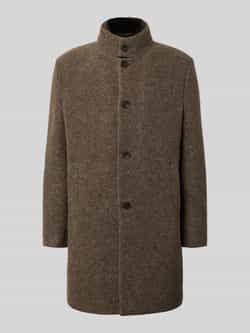 CINQUE Lange jas van scheerwolmix model 'BURTON'