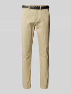 Lindbergh Clasic stretch fit chino met riem