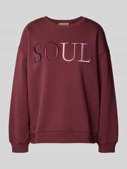 Smith and Soul Sweatshirt met stitching en ronde hals