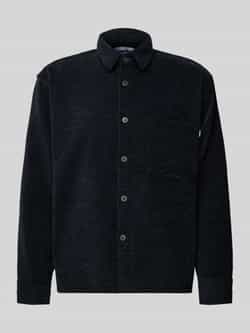 REVIEW Regular fit vrijetijdsoverhemd met structuurmotief