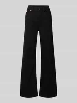 Calvin Klein Jeans Wide leg jeans met logopatch model 'True'