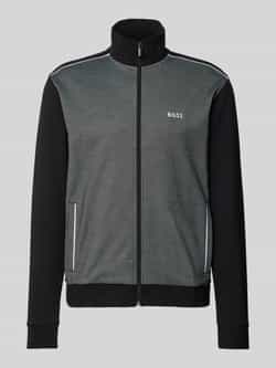 Boss Sweatjack met opstaande kraag