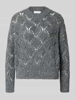 Rich & Royal Gebreide pullover met mix van wol en alpaca