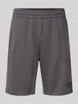 EA7 Emporio Armani Korte broek met labeldetail