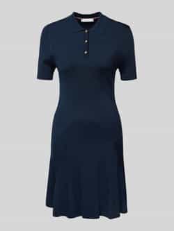 Tommy Hilfiger Knielange polojurk in riblook