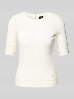 Boss Orange Gebreide pullover met ribboorden model 'Fhoenix'