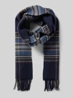 Fraas Sjaal van scheerwol met franjes model 'Classic'