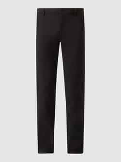Casual friday Slim fit broek in effen design model 'Philip'