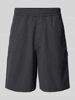 Carhartt Work In Progress Korte broek met structuurmotief model 'Toland'