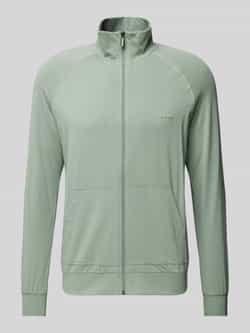 Boss Sweatjack met labelstitching model 'Mix&Match'