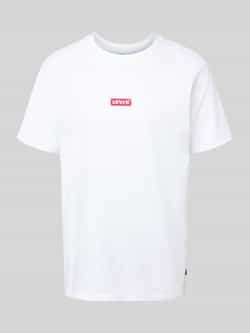 Levi's Relaxed fit T-shirt met labelstitching en ronde hals