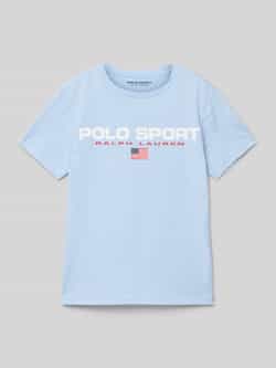 Polo Sport T-shirt met labelprint