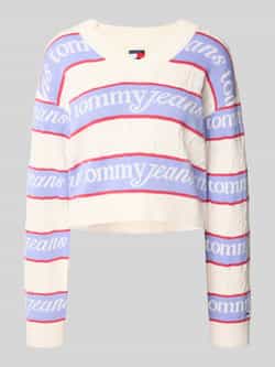 Tommy Jeans Regular fit gebreide pullover van zuiver katoen