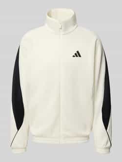 Adidas Sportswear Sweatjack met logo met opstaande kraag