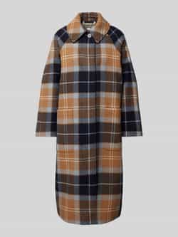 Barbour Wollen mantel met platte kraag model 'Kira'