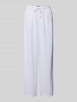 Review Relaxed fit stoffen broek met elastische band