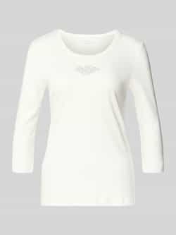 Christian Berg Woman Shirt met lange mouwen en siersteentjes
