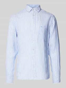 FYNCH-HATTON Overhemd met lange mouwen met button-downkraag en borstzak