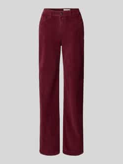 Noisy May Straight fit stoffen broek in ribcordlook model 'OLANDA'