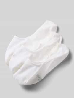 CK Calvin Klein Sokken met logostitching in een set van 3 paar model 'Footie'