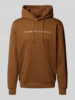 Tommy Jeans Regular fit hoodie van katoenmix