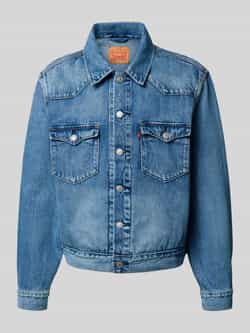 Levi's Jeansjack met kentkraag model 'THATS A MYTH TRUCKER'