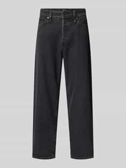 JACK & JONES JEANS INTELLIGENCE JJIALEX baggy fit jeans black denim